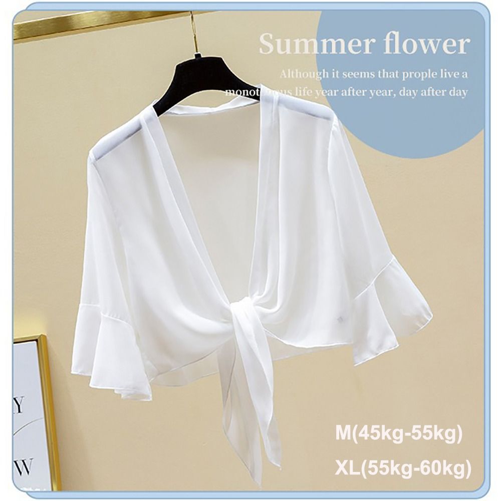 Chiffon Chiffon Shawl Multicolor Thin Coat Cloak Tulle Shawl Women