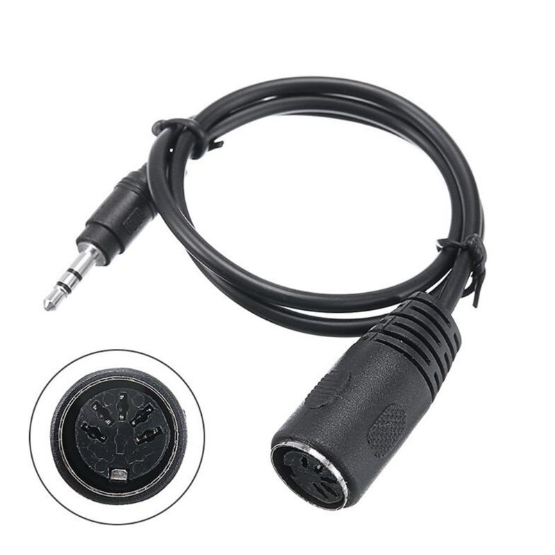 Professionelles 3,5-mm-Klinkenstecker auf DIN 5-Pin-Buchse Kabel Sound-Adapterkabel für Kopfhörer Soundkarten-Ausrüstung Zubehör
