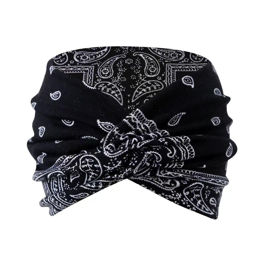 European & American Bohemian Print Sports Headband Hair Accessory