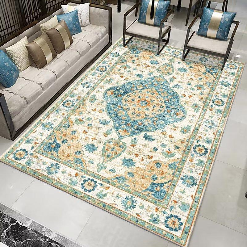 

Retro Living Room Carpets Luxury Retro Carpet Bohemian National Style Living Room Carpet Home Decoration Bedroom Floor Home Mats 1.3x1.97ft(40x60cm)