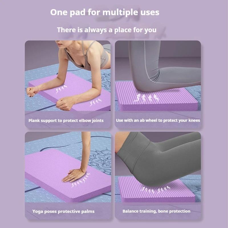 Non-Slip Foam Large Yoga Mat Pilates Equipment Accessories Home Gym Gymnastics Bodybuilding Mat Core Balance Strength Training