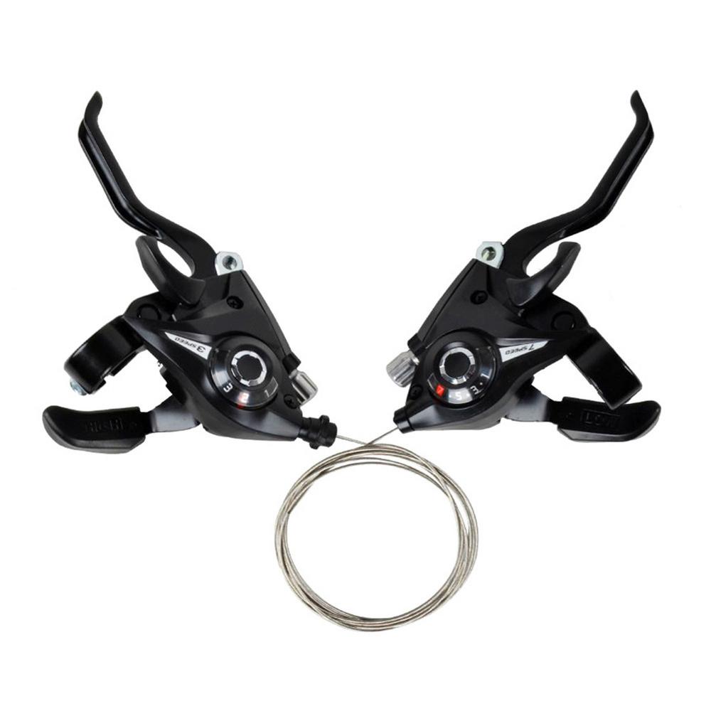 

Mountain Bike Shifter EF51-7 /EF51-8 MTBs Bike Brake Lever Shifter Set Aluminum Alloy 3x7/3x8 Speed Shifter Bike Accessories