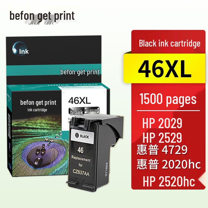 Befon 46XL Ink Cartridges for HP Deskjet Printers