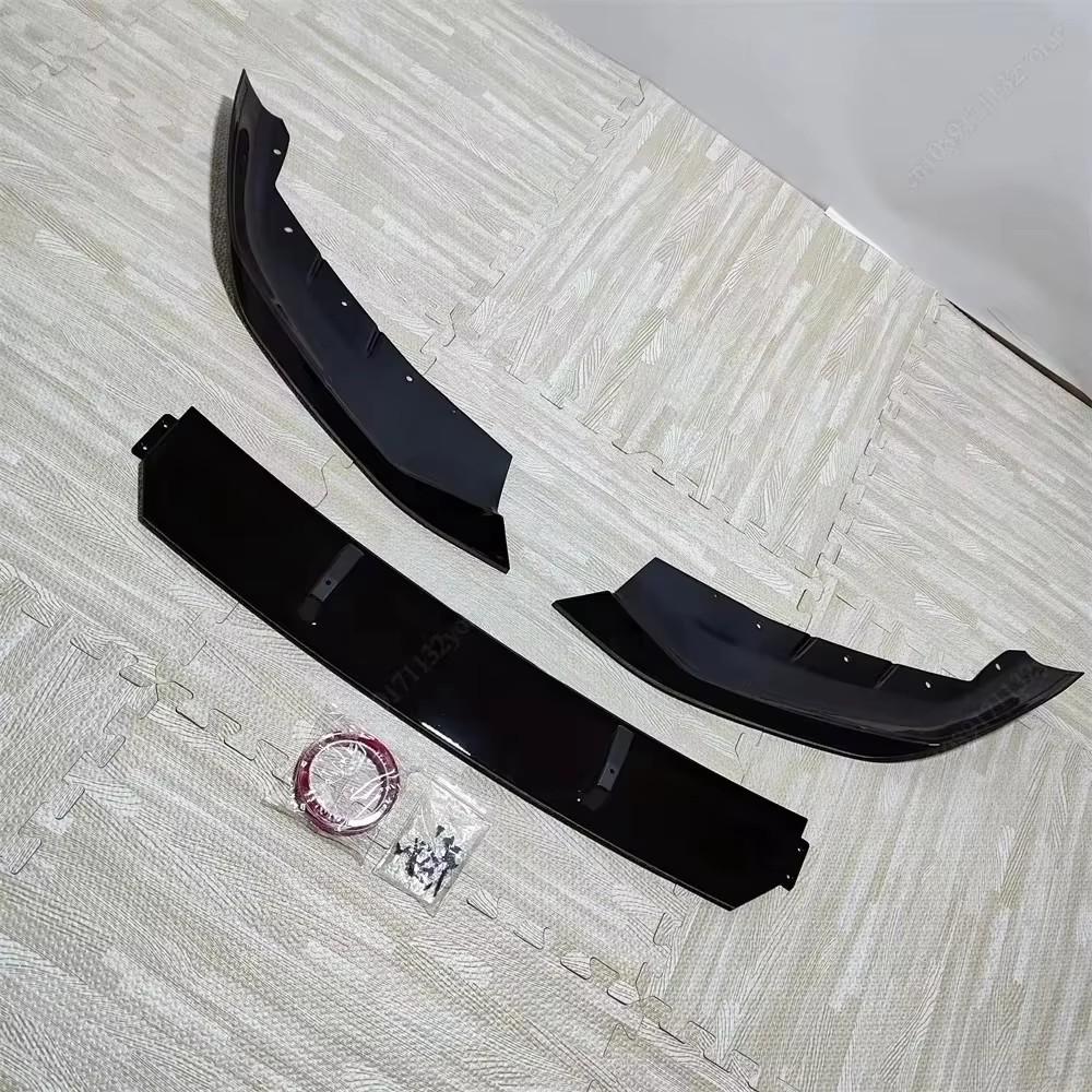 For BMW 5 Series G30 G31 LCI M Performance Style 520i 530i 530d M550i 2020-2023 Front Bumper Lip Spoiler Splitter Bodykit Tuning Gloss Black