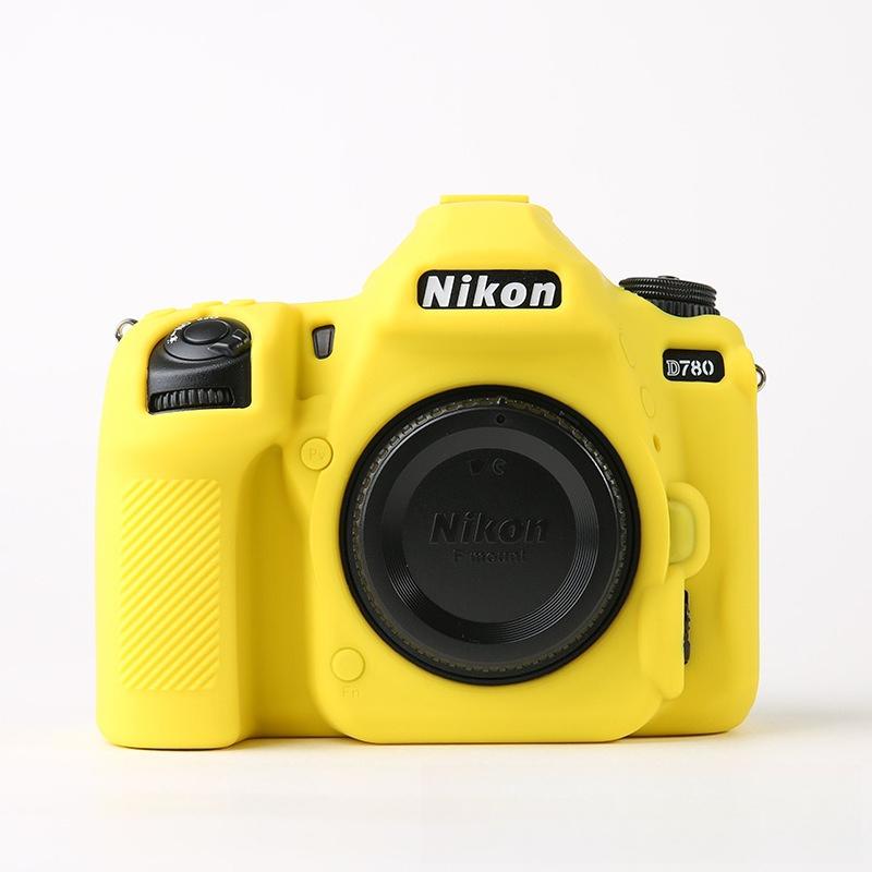 

Силіконовий захисний чохол для дзеркальної камери Nikon D780, Силіконова захисна оболонка/кришка D780, Колір макарон для бездзеркальної камери жовтий