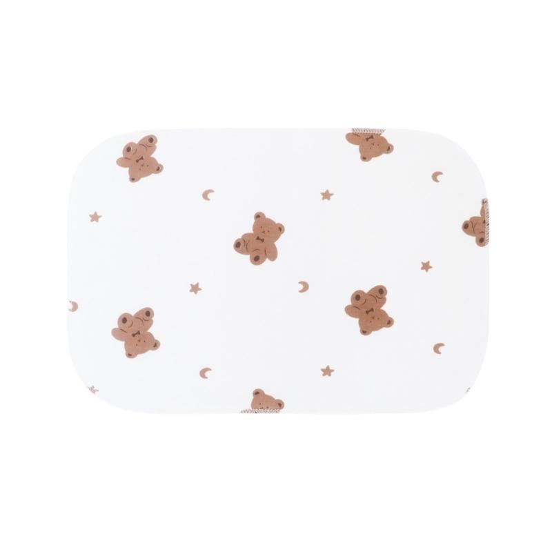 Gentle Baby Burp Cloth Comfortable Cotton Drooling Towel Print/Solid Color Multipurpose Nursing Essential