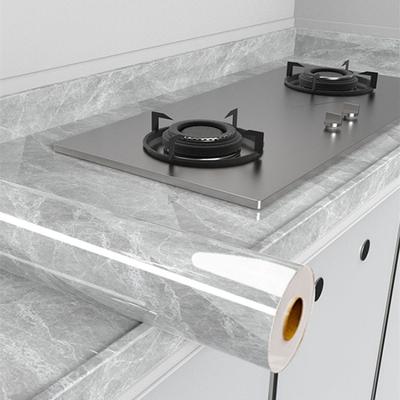 20M Marble Self Adhesive Waterproof Wallpaper for Kitchen Cabinet Oil Proof Mould Proof Modern Style Bathroom Wall Sticker
