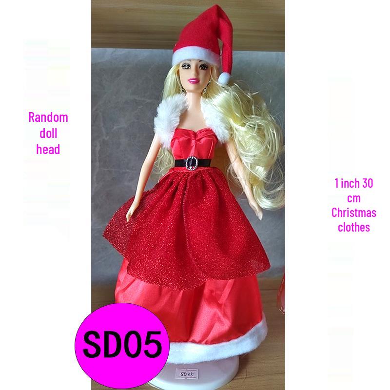Christmas Doll Clothes Set for BJD and Reborn Dolls - Limited Edition Fashion for Children