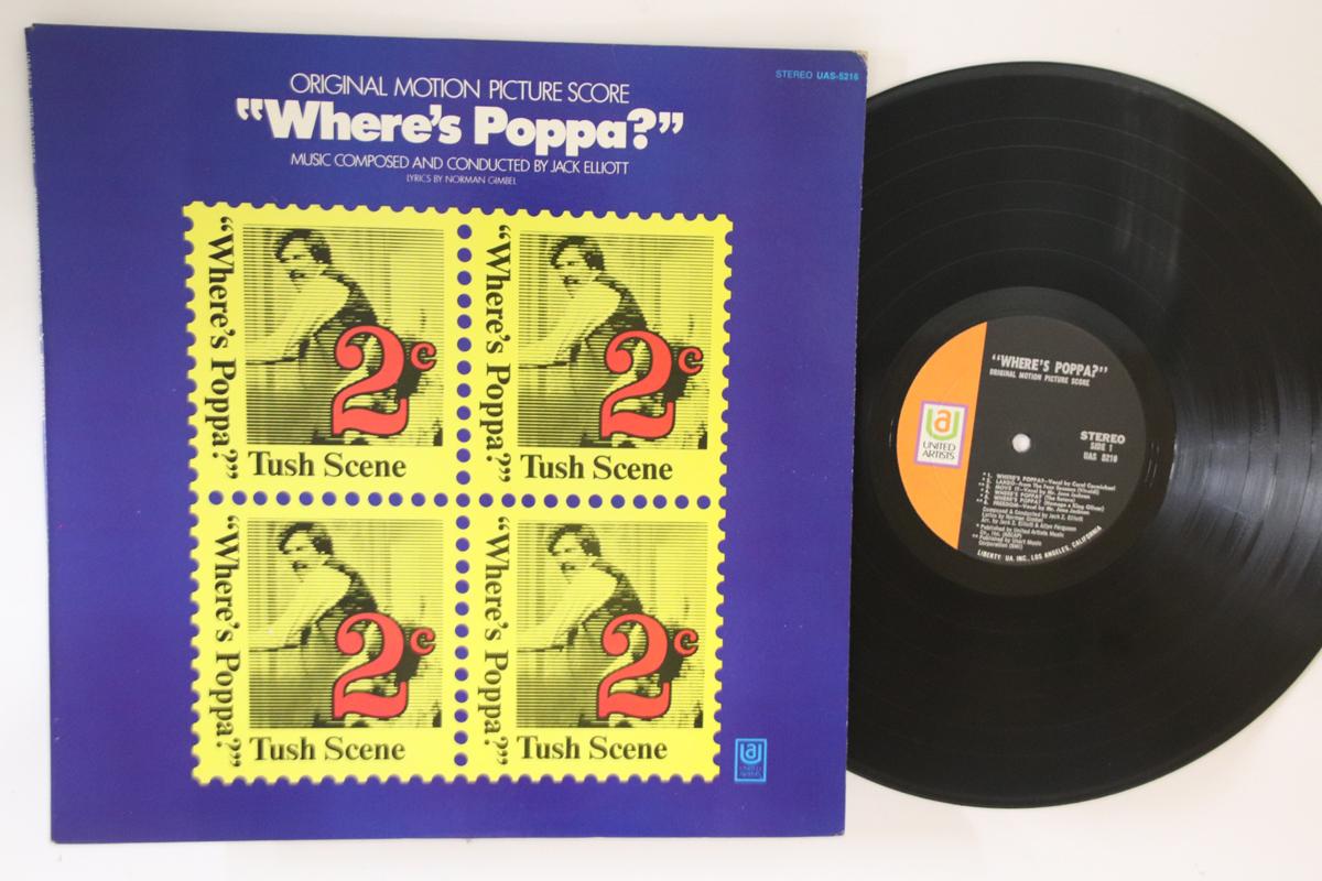 

LP Record OST, JACK ELLIOTT - Where s Poppa UAS5216 UNITED ARTISTS 1970 US Soundtracks & Musicals Used