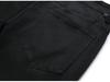 Autumn 2023 Men's Slim Fit Black Street Jeans - Trendy, Elastic Mid-Waist