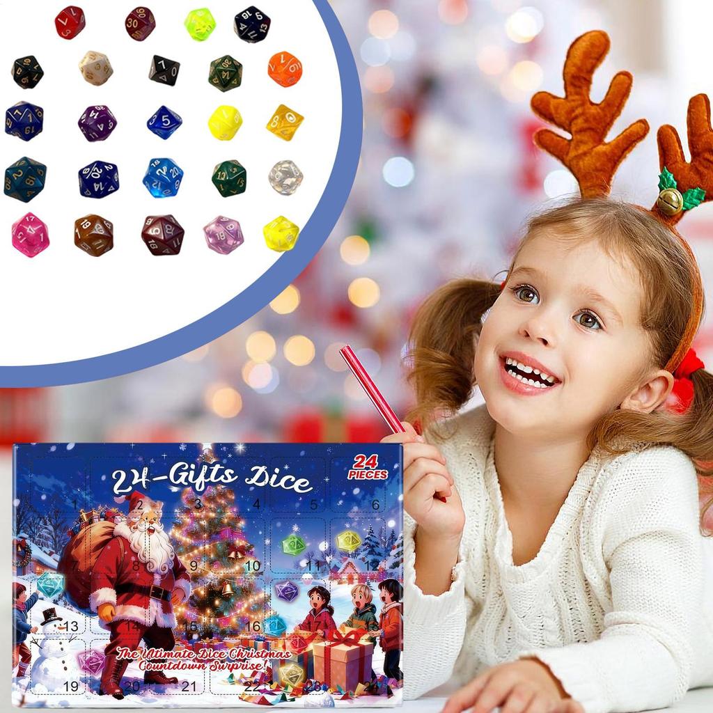 2025 Christmas Calendar Party Game Supplies Board Game Countdown Calendar For Family For Women Boys Girls Youth Teens Wife