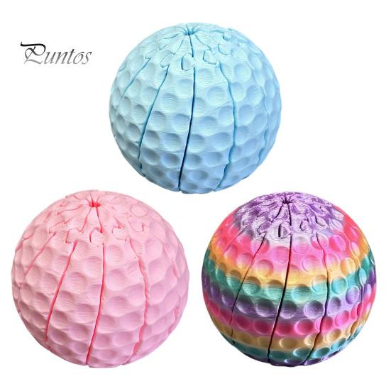 Pull-resistant Squishy 3D Printed Twisting Ball Fidget Toy, Transforming Spiral Shape Decompression Sensory Anxiety Relief Toy Desk Accessory for Work