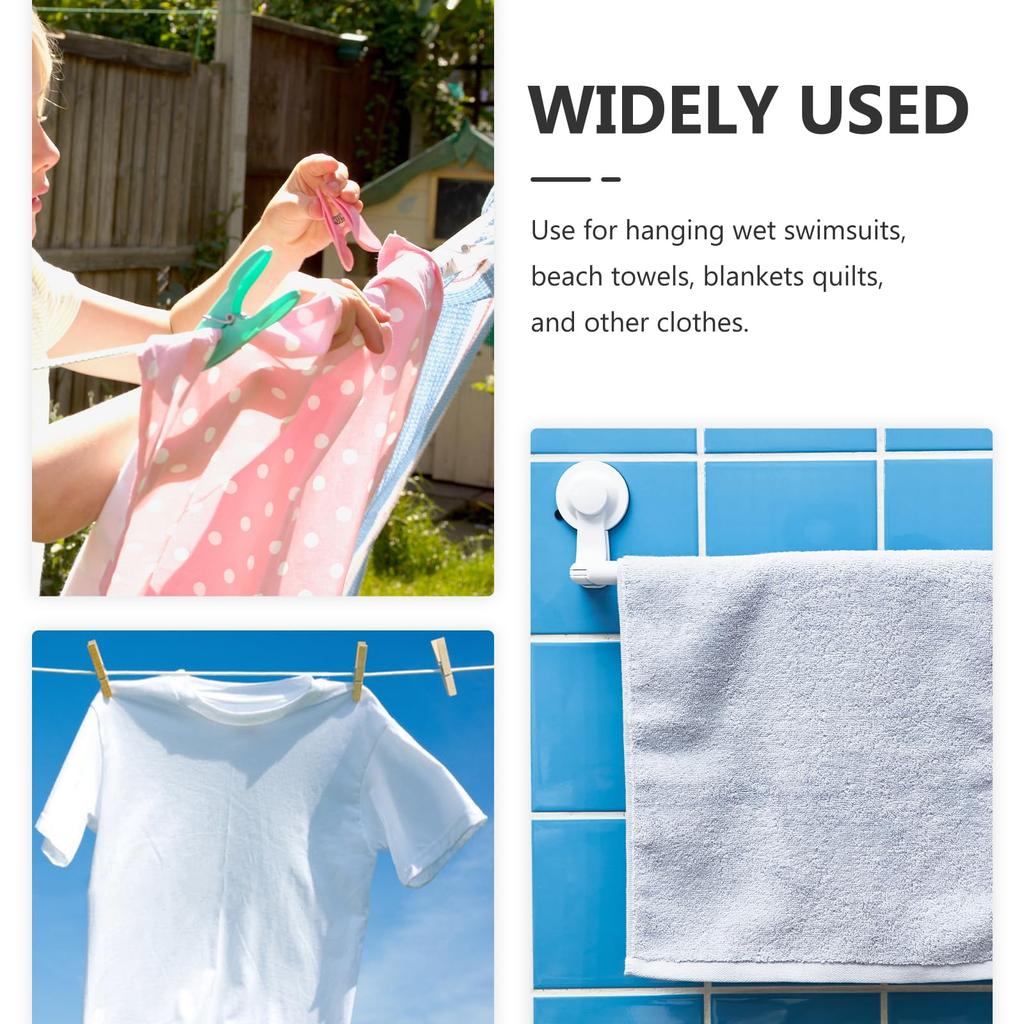 NUOLUX Futon Laundry Laundry Hanger Set of Cat Pole Hanger Clothes Drying Indoor and Outdoor Laundry Supplies Clothespins, Clips, Clips, Clips,