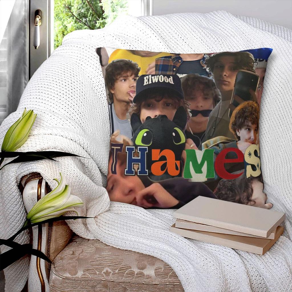 American Mason Thames Actor Pillow Cover Novelty Pillow Case For Sofa Bedroom Home Decor Cushion Cover Soft Pillowcases Gift