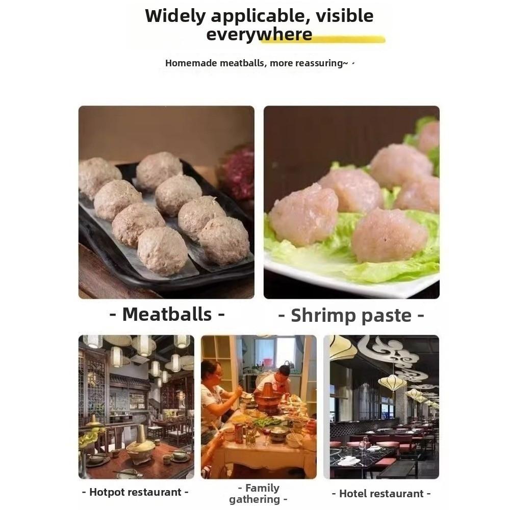 Spoon-Shaped Meatball Maker Squeeze Molding Fish Ball Maker Meatball Molding Tool Home Kitchen