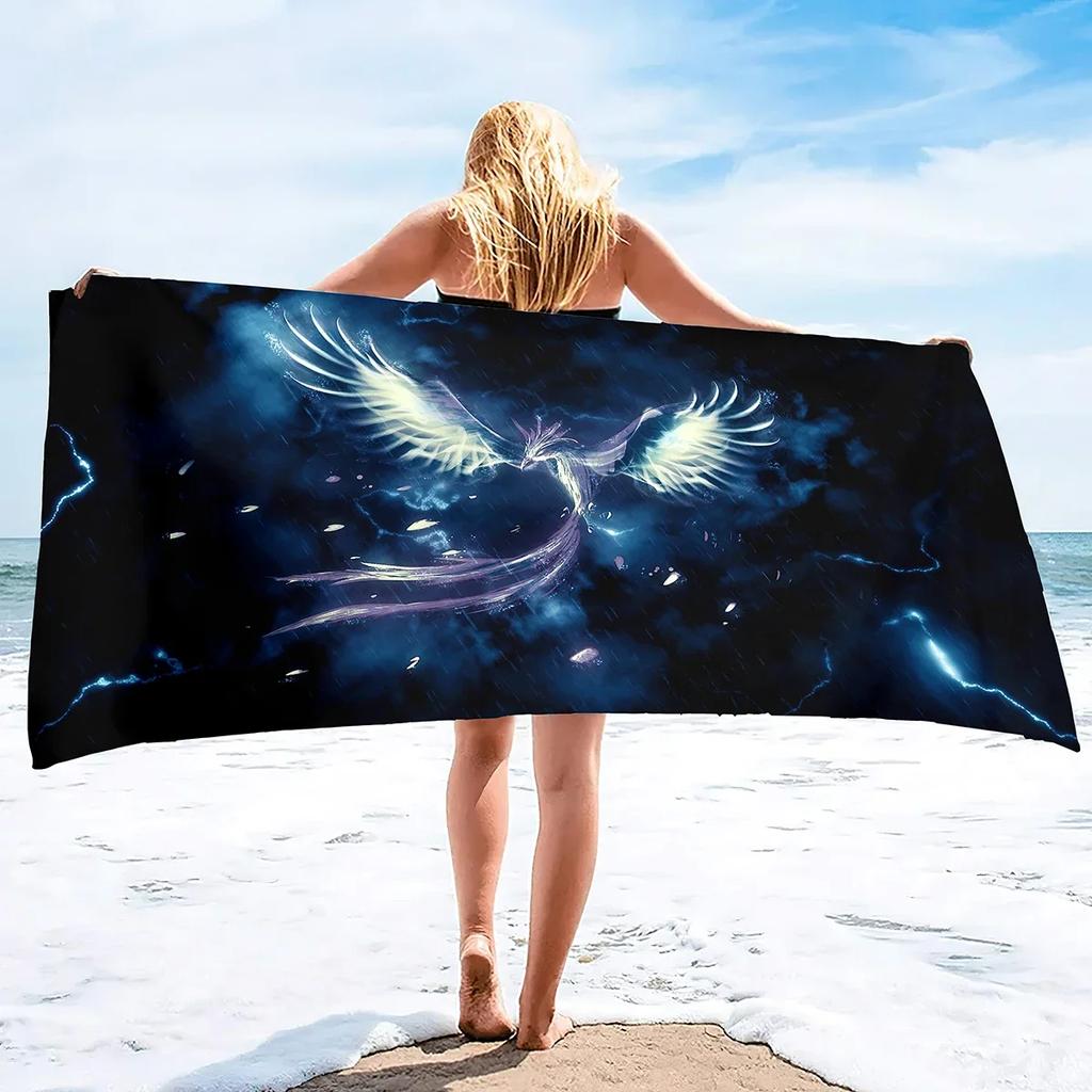 Magical Creature Beach Towels Fast Dry Superfine Fiber Beach Towel for Pool Cruise Beach Honeymoon Fitness Exercise or Training