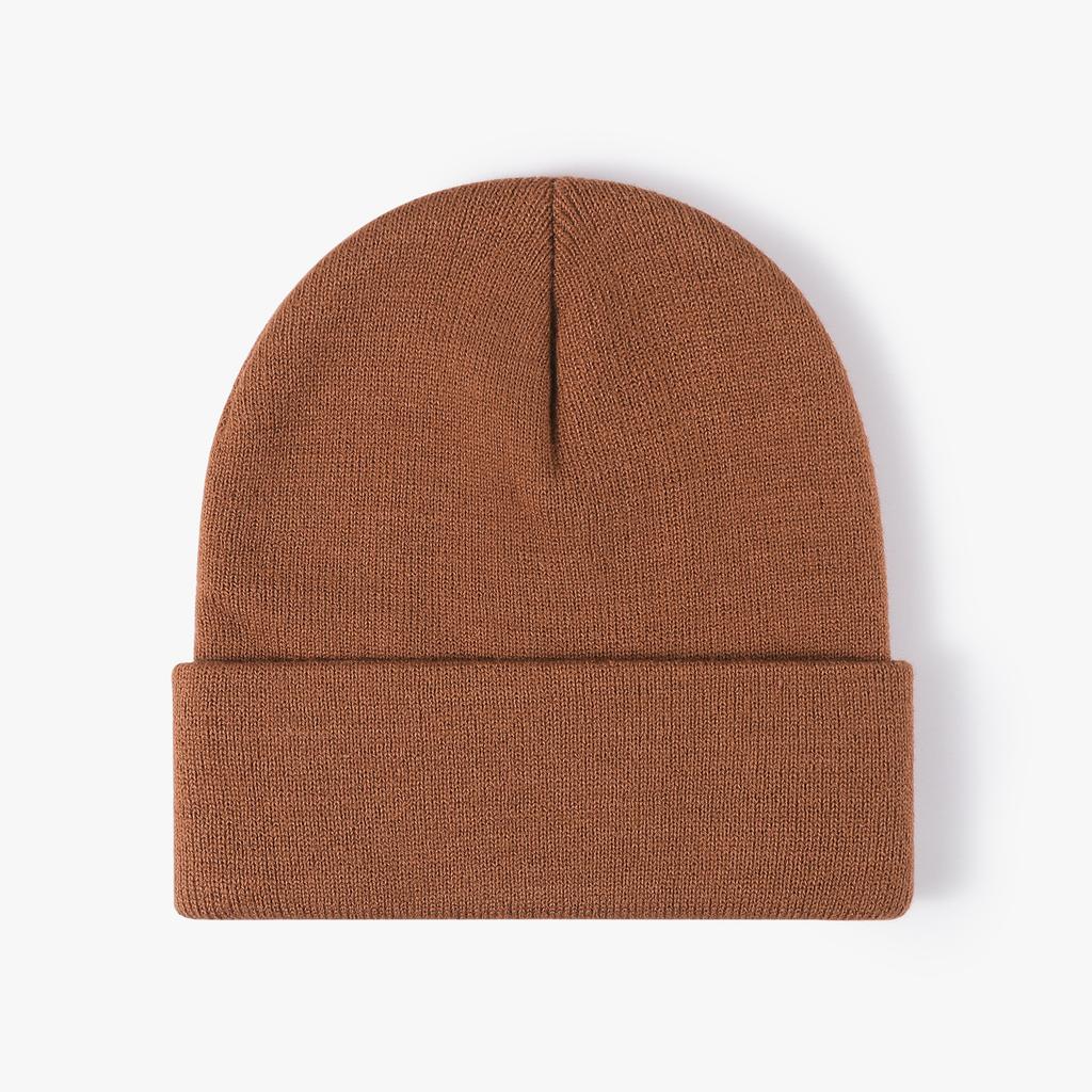 Hat, Winter, Versatile, Students, Knitted Cap, Men, Fashion Warm, Cold Cap, Thickened, Ear Protection, Black Woolen Cap