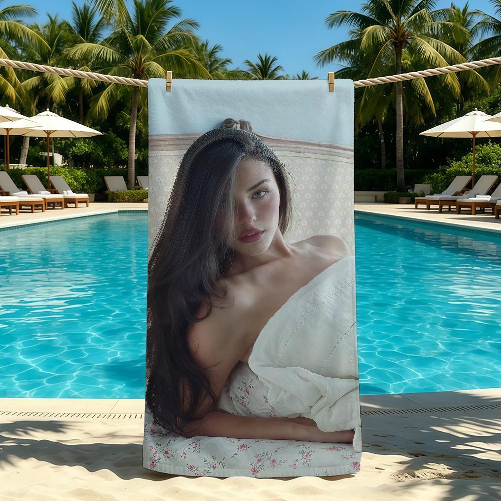 Towel For Outdoor Camping B-Beer M-Madison Beach Towel Locket Super Absorbent Singer Quick-Drying Summer Towel STJ40x70CM