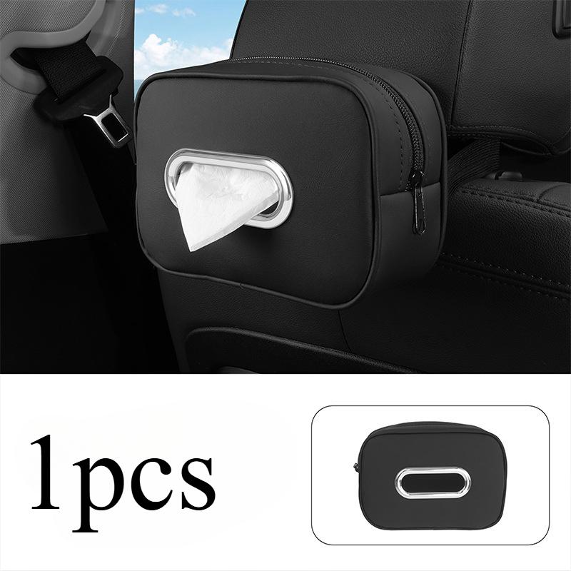1pcs Universal Car Interior Seat Back Tissue Storage Bag Accessories Toilet Paper Organizer