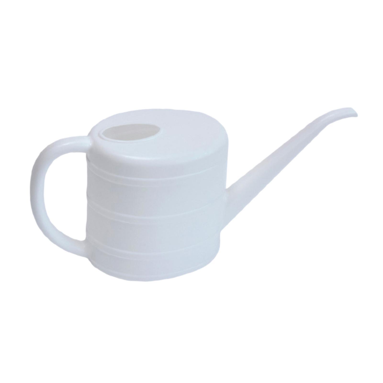 Lightweight Portable Flower Water Pot 2L Comfortable Handle Garden Irrigation Accessory for Indoor Outdoor Plants and Kids белый