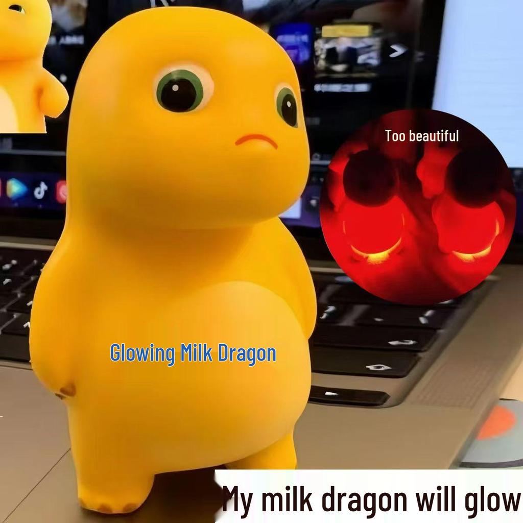 Bubble-Blowing Milk Dragon Toy: Creative, Funny, and Stress-Relieving Squeeze & Play Prank for Kids