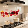 Housewarming Kitchen Window Stickers: Thriving Static Clings for New Home Decoration