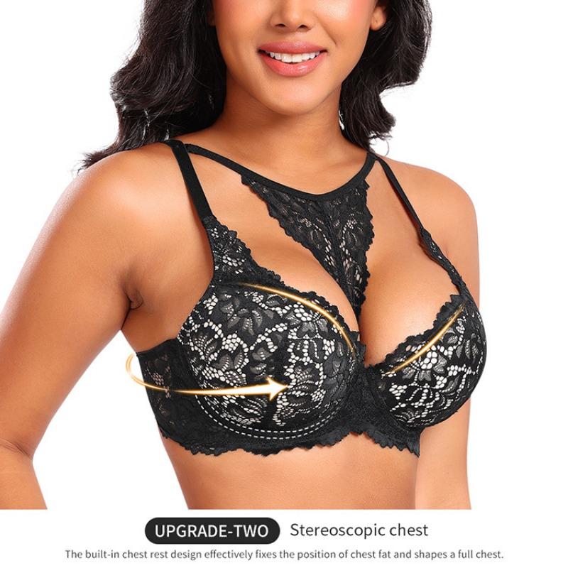 Podprsenky plus size pro velká prsa, které opticky zmenšují a zabraňují povisnutí, s velkými košíčky a kosticemi