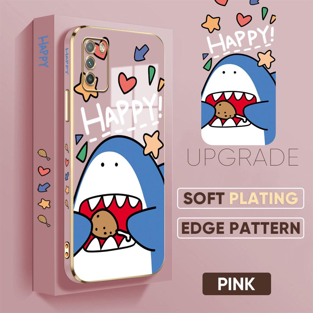 Bunte Druckmuster Quadratisches Randmuster Gehäuse Überzogene Telefonschale Luxus Überzogene Weiche Telefonhülle für Huawei Honor Xiaomi Redmi