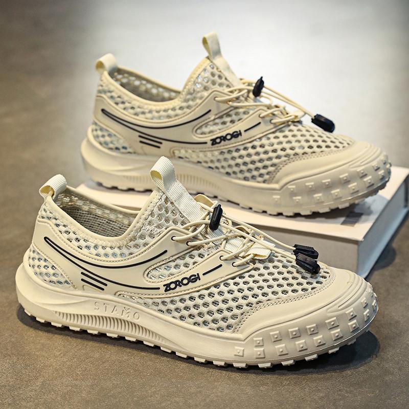 Summer Breathable Men Casual Shoes Lightweight Mesh Walking Sneakers Non-slip Sport Shoes Athletic Jogging Shoes Tennis Shoes