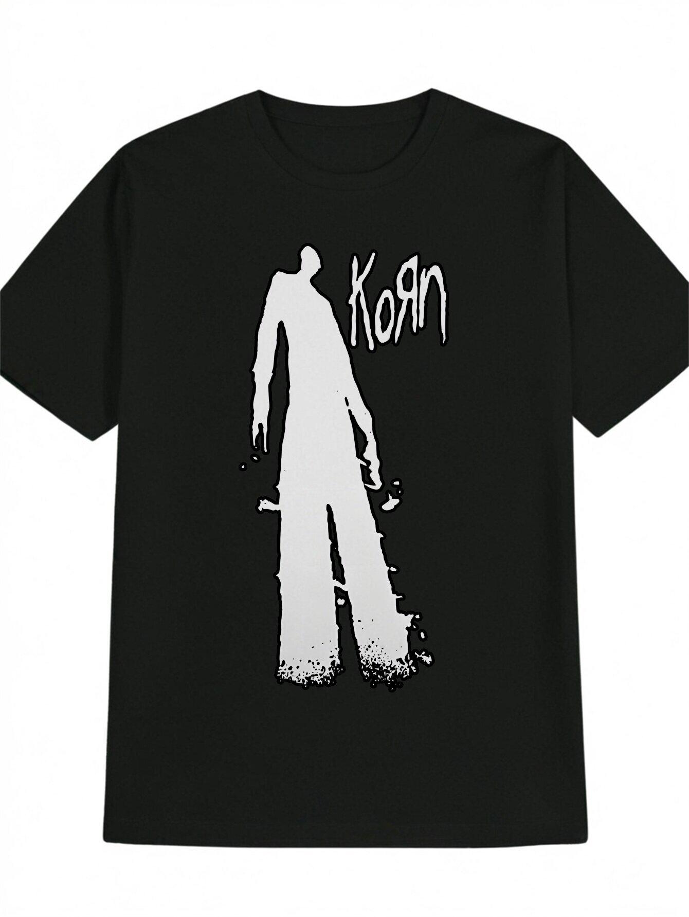 Casual Versatile Crew Neck T-shirt with Karasuno Art Print XL