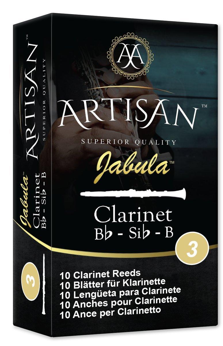 

Трости для кларнета Artisan, Си-бемоль, Коробка 10 шт., Полная градация, Камыш высшего сорта, Жесткость 3