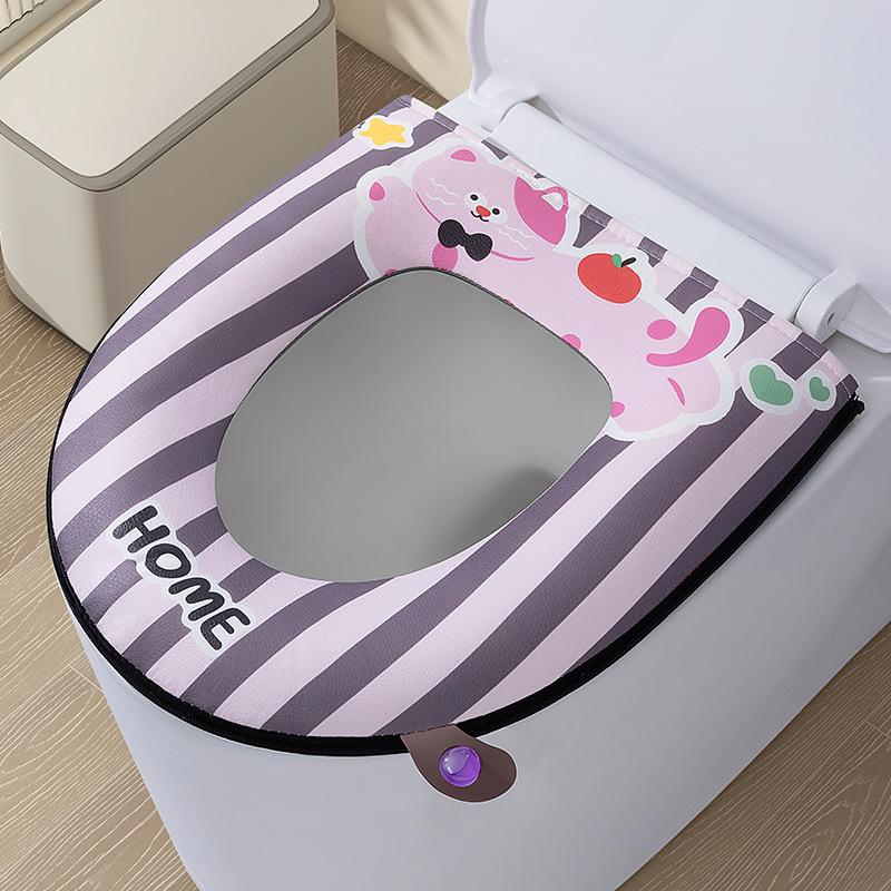 Toilet seat sticker toilet seat universal waterproof toilet toilet cover sticker toilet cover