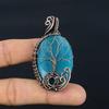 Tree Of  Life Monalisa Pendant, 999 Copper Wire Wrapped Pendant Handmade Gemstone Jewelry, Gifts For Wife Brand New Pendant