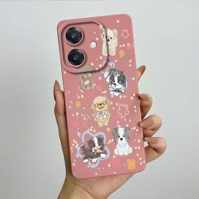 For OPPO A3 4G Phone Case A40 A40m CPH2669 CPH3669 Soft Silicone Sweet Painted Funda Coque Cartoon Printed Protective Back Cover