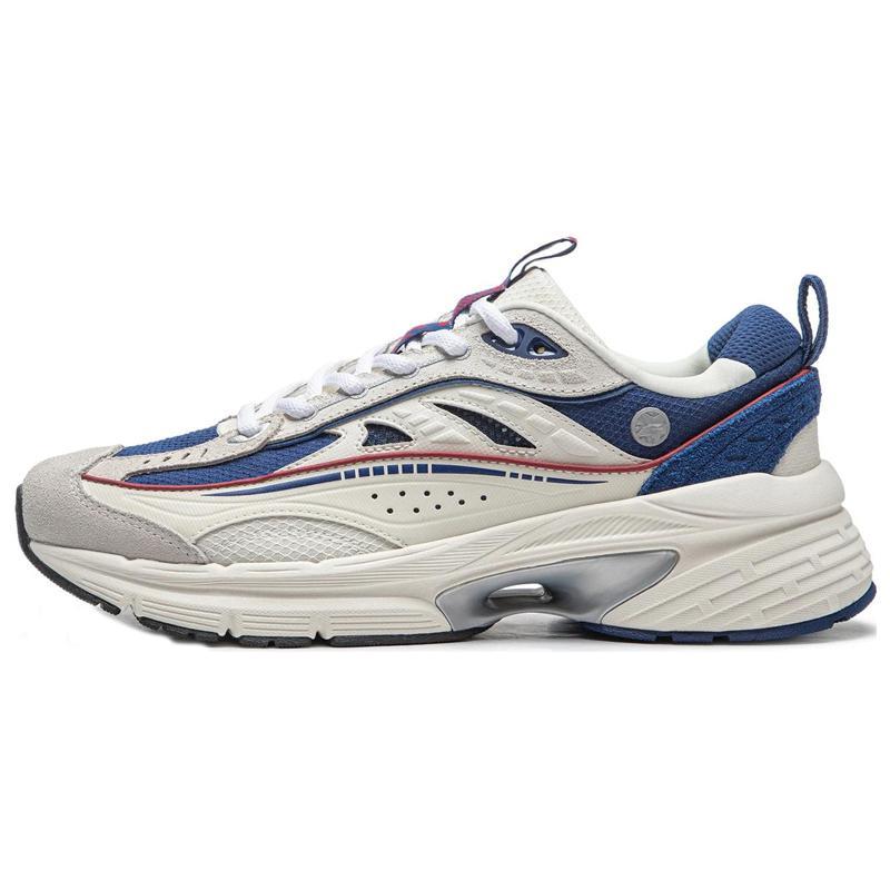 

Новые LiNing Comet LITE Yixing LITE Амортизирующие Нескользящие Низкие Повседневные Кроссовки Мужские Бело-Синие AGCT503-2 41