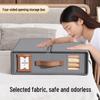 Upgraded Non-woven Four-Piece Bedding Storage Box Set with Leather Handles