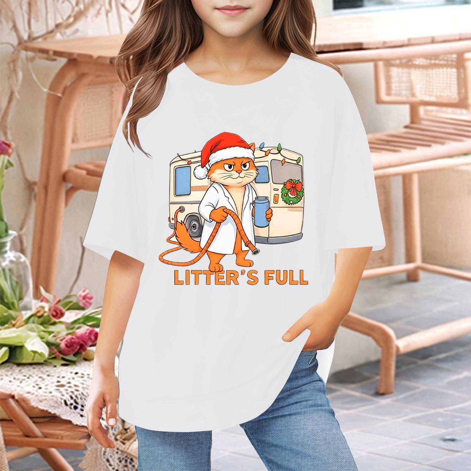 

Футболки для малышей, девочек и мальчиков, детские футболки с короткими рукавами и принтом для мальчиков и девочек 1-12 лет 160 белый