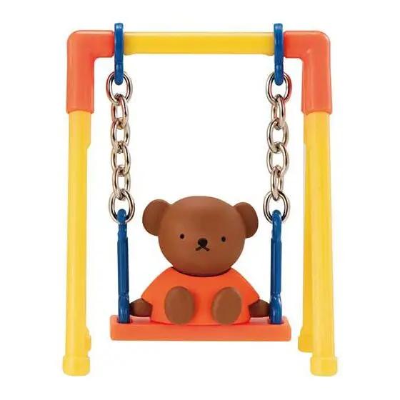 

Gashapon Gacha Miffse Play on A Swing Q Verison Model Capsule Toy Tabletop Ornament Collection of Children s Gifts