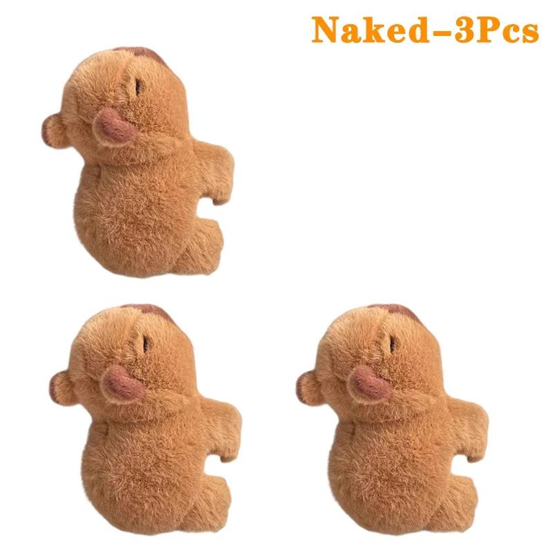 1-20PCS Rytanda Capybara Clap Circle Toys Slap Snap Wrap Wristband Bracelet Capybara Plush Hand Ring Fun Pop Circles Kids  Gift