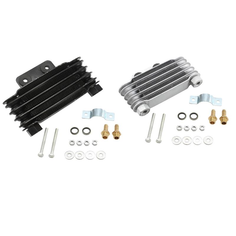 Motorcycle 100cc-250cc Engine Oil Cooler Radiator Cooling Kit Motorcycle Universal Engine Oil Motocross Accessories