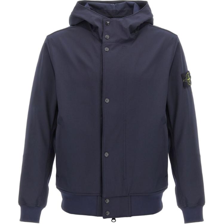 

Stone Island Ss25 Soft Shell Solid Color Casual Hooded Long Sleeve Windproof Waterproof Breathable Jacket Men jackets K1S154100090S0A22-V0020 XS