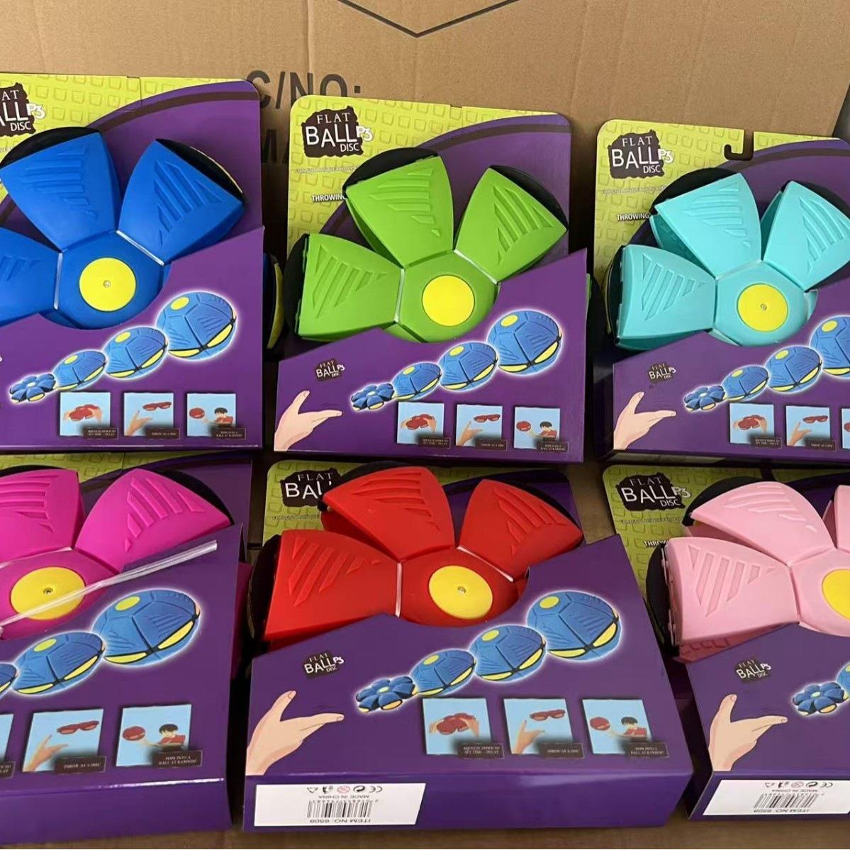 Magic UFO Frisbee Ball: Korean Popular Children s Outdoor Transforming Flying Toy No Light