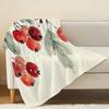 Lightweight Flannel Blanket Soft, Warm & Skin-friendly, Ideal for Home Relax, Car Use & Holiday Decor (Christmas, Halloween)