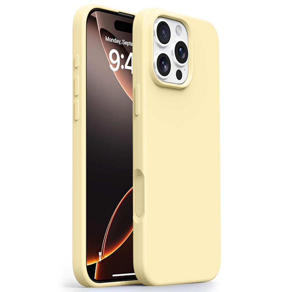 For iPhone 16 Pro Case Compatible with MagSafe Ultra Thin Liquid Silicone+PC Phone Cover