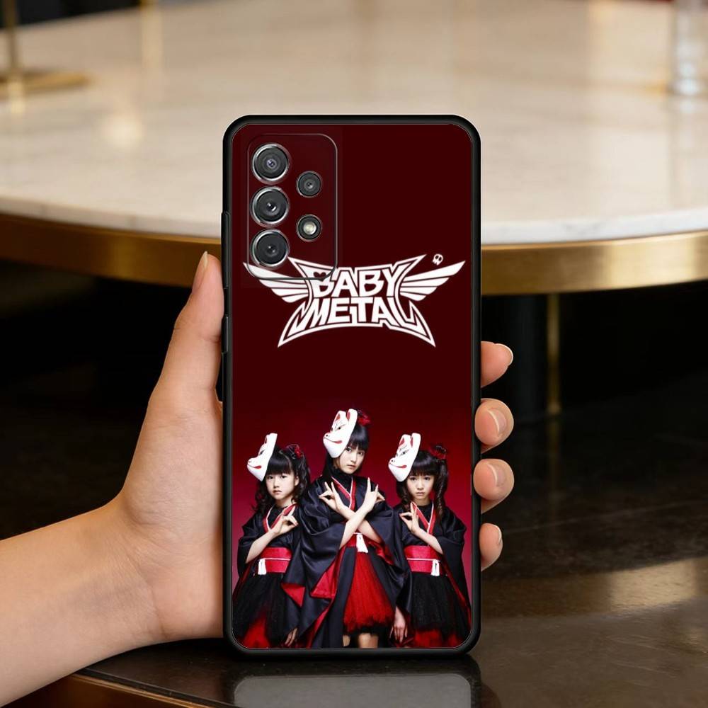 

BABYMETAL R-Rock Band Phone Case For Samsung Galaxy A73,A72,A71,A70,A53,A52,A51,Soft Silicone Black Cover Samsung a13 5g