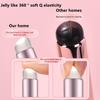 Q Soft Silicone Lip Brush With Dust Proof Cover Round Head Lipstick Applicator Lip Cosmetic Tool Multi-Use Eyeshadow Brush