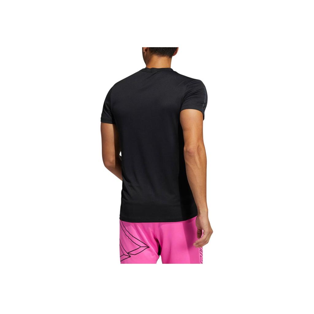 Adidas H.rdy 3s Tee Running Short-Sleeve T-Shirt Men Tops Black GP7653