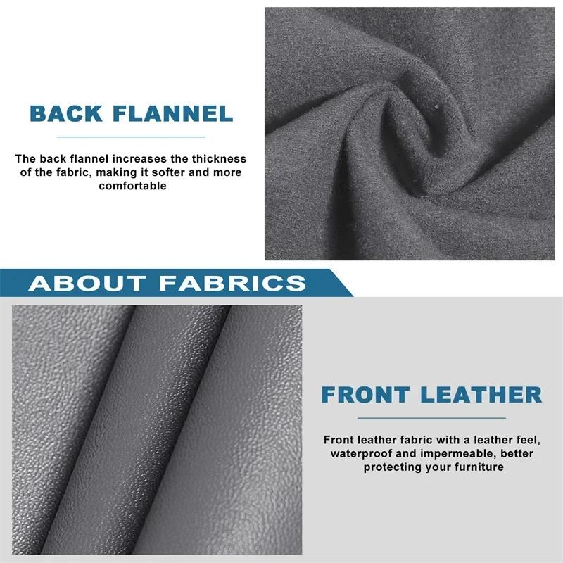 Waterproof Office Armchair Cover Stretch Pu Leather Computer Chair Covers Thickened Rotating Chair Case Funda Silla Escritorio