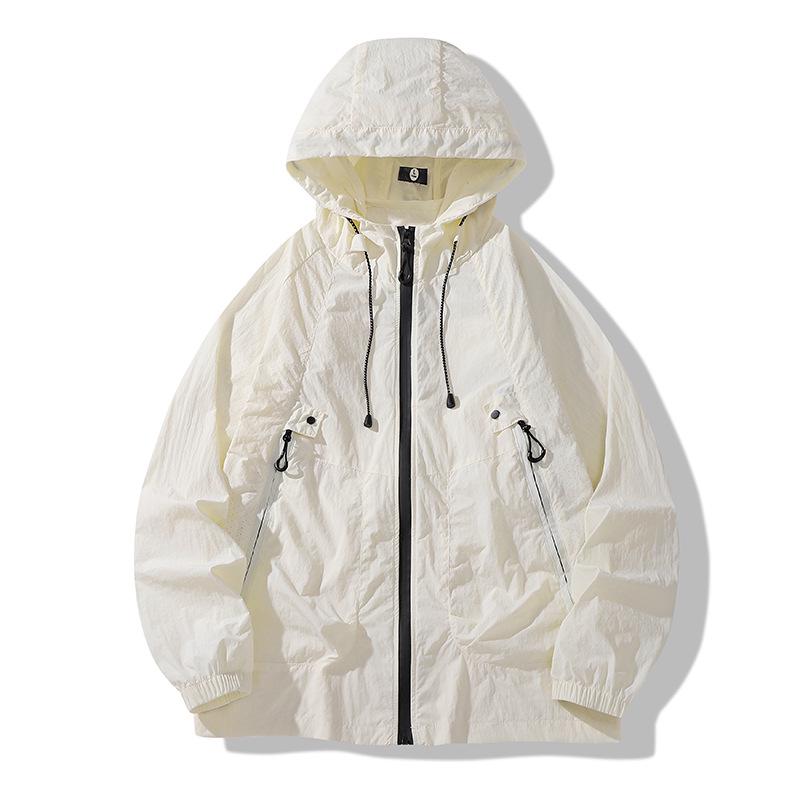 UPF 50+ Hooded Sun Protection Jacket for Couples - Breathable Summer Outdoor Fishing Wear