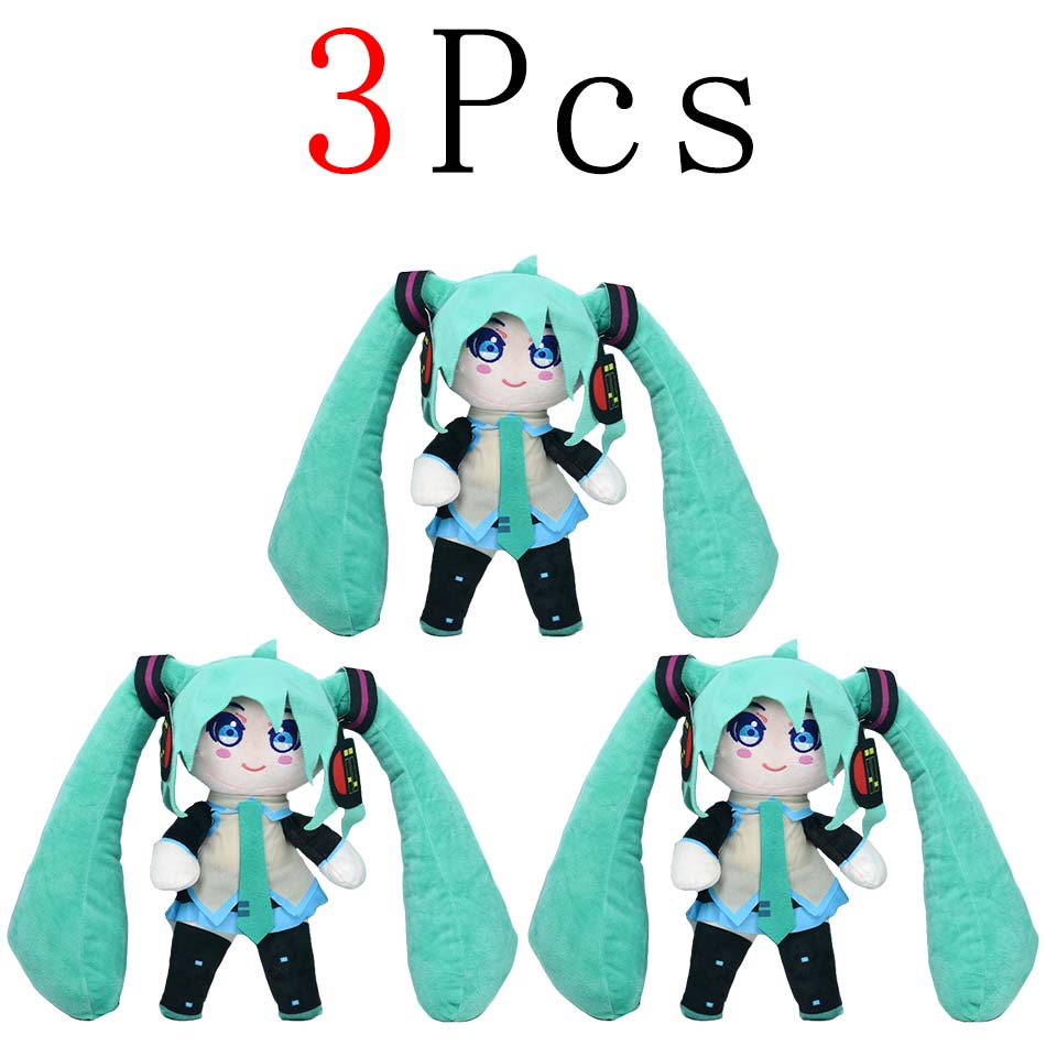 Cartoon 20cm Hatsune Miku Plush Doll Toy Anime sakura Miku snow Miku Character KawaiiSitting posture Fufu Kids Christmas Gift
